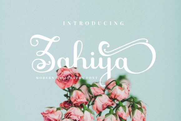 Zahiya Font Poster 1