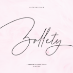 Zallety Signature Font Poster 1