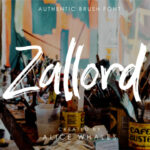 Zallord Font Poster 1