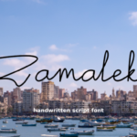 Zamalek Font Poster 1