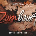 Zambowa Font Poster 1