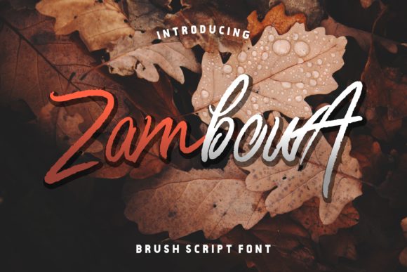 Zambowa Font Poster 1