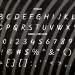 Zebra Font Poster 2