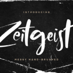 Zeitgeist Font Poster 1