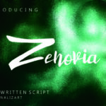 Zenovia Font Poster 1