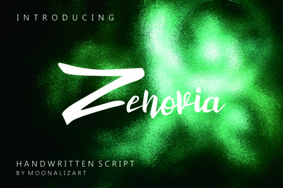 Zenovia Font Poster 1