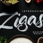 Zigas Font Poster 1