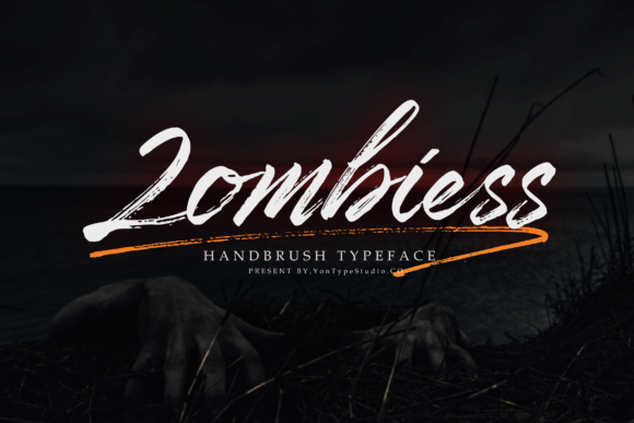 Zombiess Font Poster 1