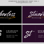 Zombiess Font Poster 8