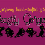 ZP Beastly Gorgioso Font Poster 1