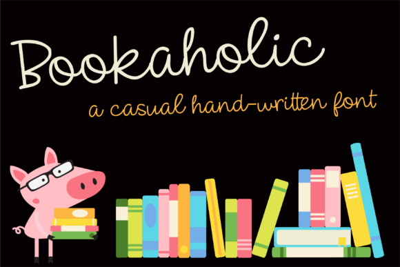 ZP Bookaholic Font Poster 1