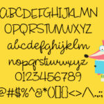 ZP Bookaholic Font Poster 2