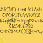 ZP Frozen Lemonade Font Poster 2