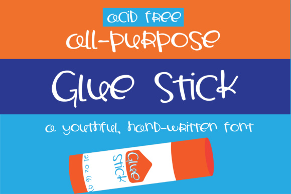 ZP Glue Stick Font