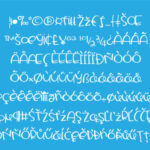 ZP Glue Stick Font Poster 3
