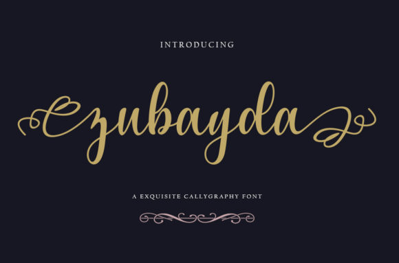 Zubayda Font Poster 1