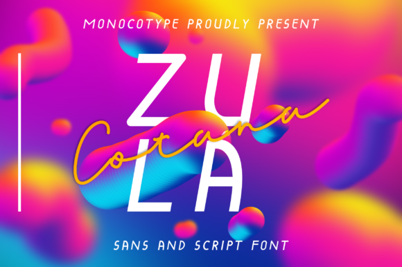 Zula Cotana Font Poster 1
