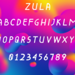 Zula Cotana Font Poster 2