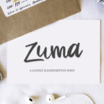 Zuma Font Poster 1