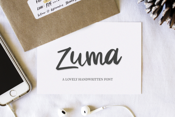 Zuma Font Poster 1