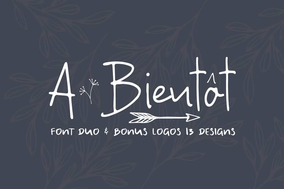 A Bientot Font Poster 1