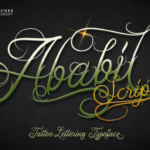 Ababil Script Full Font Poster 1