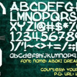 Aboki Dreadlock Jam Suya Font Poster 1