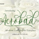 Acrobad Font Poster 1