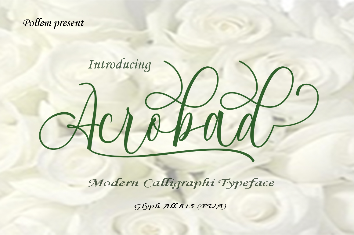 Acrobad Font