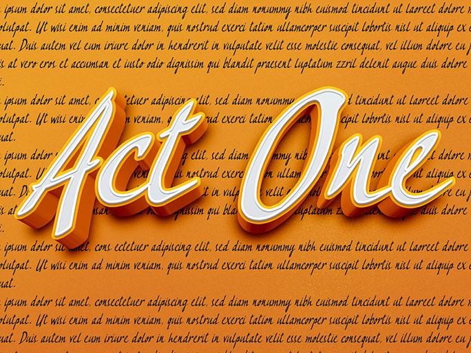 Act One Font