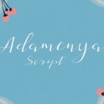 Adamenya Font Poster 1