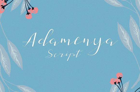 Adamenya Font Poster 1