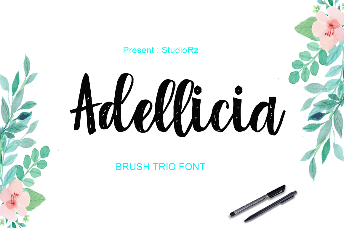 Adellicia Font Poster 1