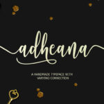 Adheana Font Poster 1
