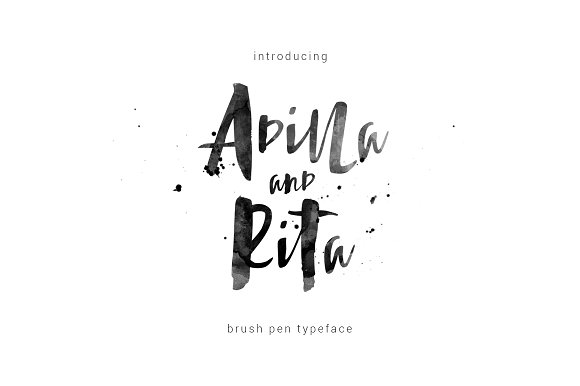 Adilla and Rita Font Poster 1