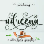 Adreena Script Font Poster 1