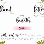 Adreena Script Font Poster 9