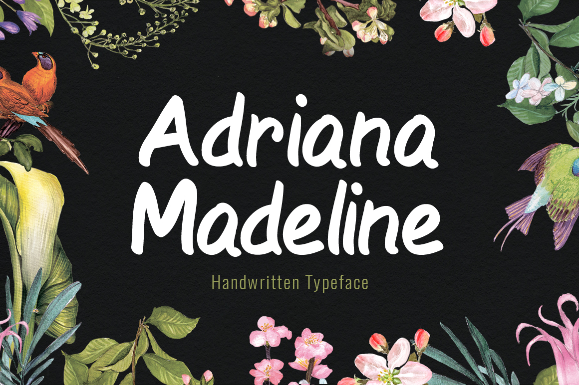 Adriana Madeline Font Poster 1