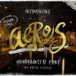 Aeros Font Poster 1