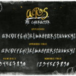 Aeros Font Poster 2