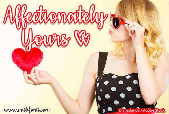 Affectionately Yours Font Poster 1