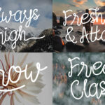 Afifah Script Font Poster 2