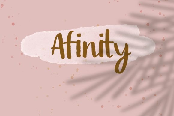 Afinity Font Poster 1