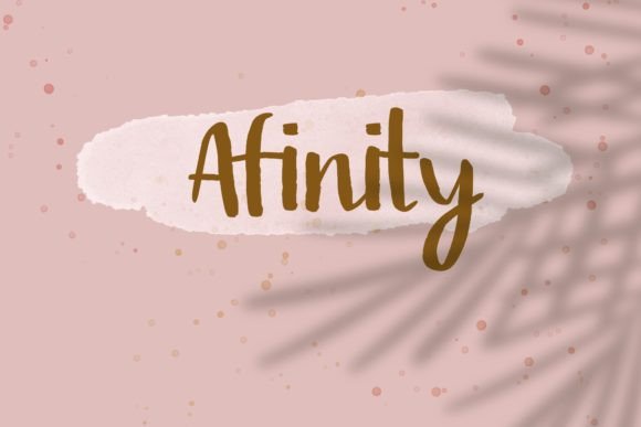 Afinity Font Poster 1