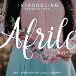 Afrile Font Poster 1