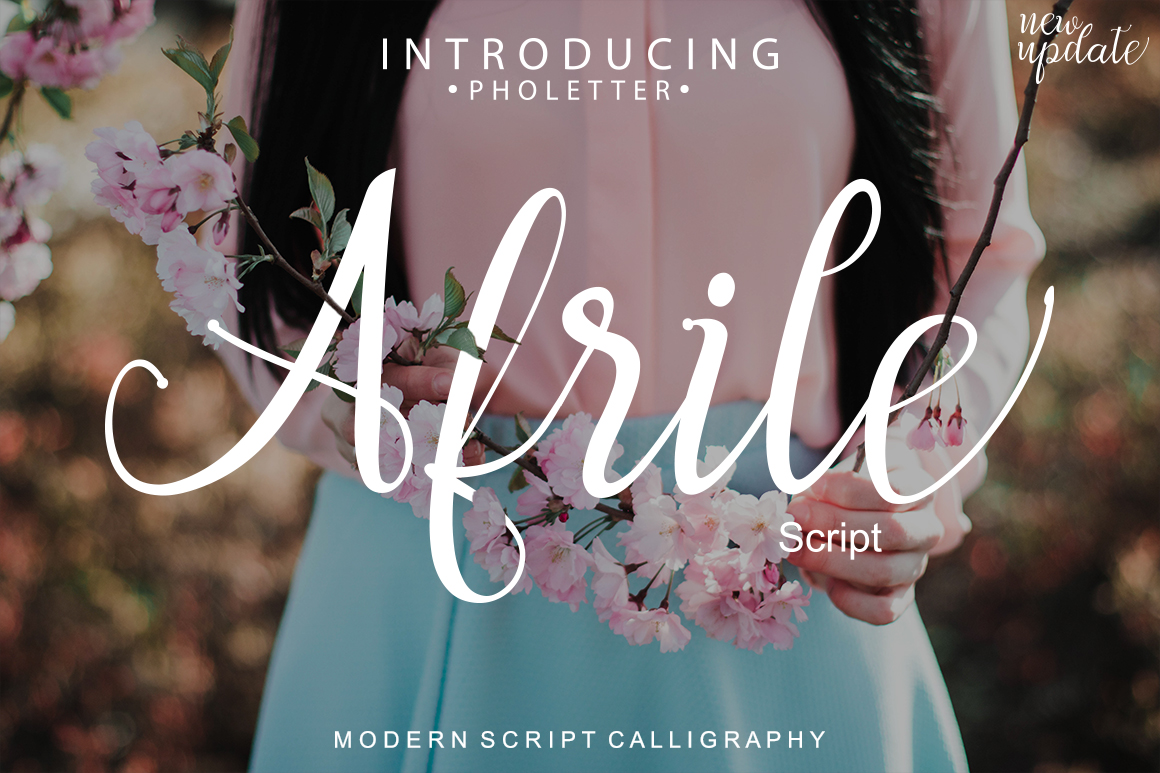 Afrile Font Poster 1