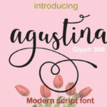 Agustina Font Poster 1