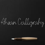 Ahsan Calligraphy Font Poster 1
