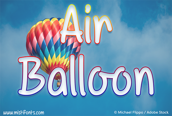 Air Balloon Font