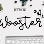Air Wooster Font Poster 1